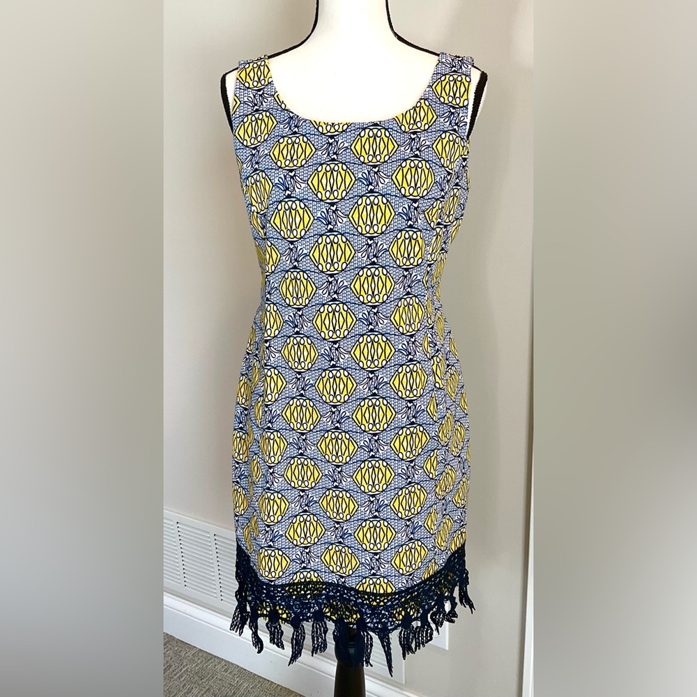 JADE Melody Tam fringe hem dress MEDIUM